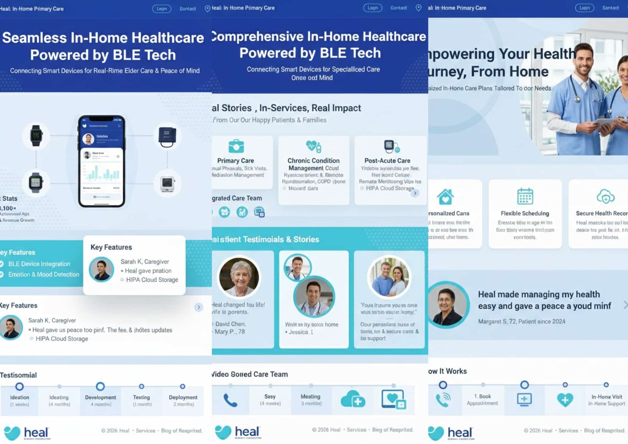 In-Home Healthcare Enhanced with BLE Tech by Heal